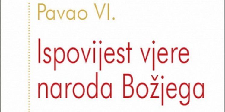 Predstavljena knjiga  &quot;Ispovijest vjere naroda Božjega&quot;