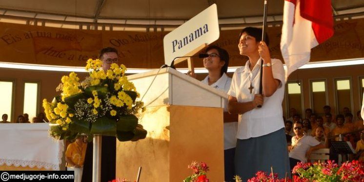 Alcune pellegrine di Panama a Medjugorje