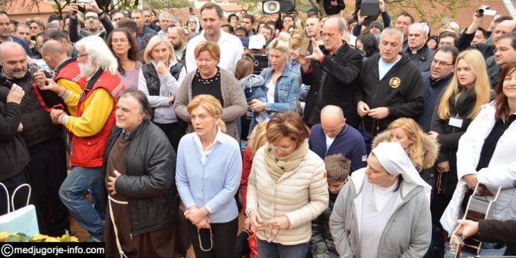 Josip Šimunić i Jakov Sedlar prisustvovali Gospinom ukazanju