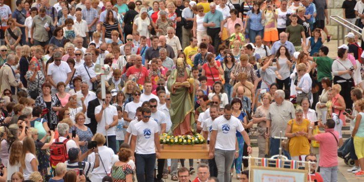I parrocchiani della parrocchia di Medjugorje hanno celebrato la Festa di San Giacomo