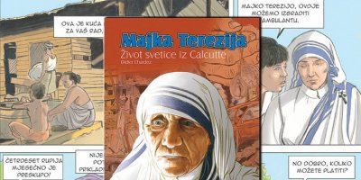 Strip-knjiga &quot;Majka Terezija. Život svetice iz Calcutte&quot;
