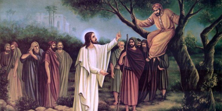 Dirljivi susret Isusa i carinika Zakeja
