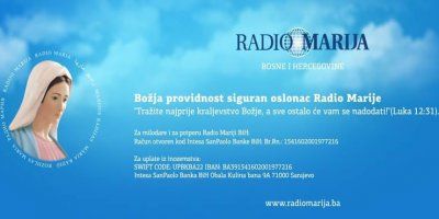 “Radio Marija“ Bosne i Hercegovine prisutna i u Vašem gradu!