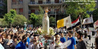 (VIDEO) Kip Djevice Marije iz Fatime stigao u Aleppo