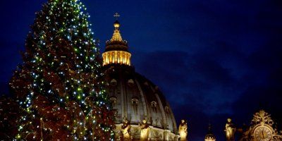 Inauguracija jaslica i božićnoga drvca na Trgu svetoga Petra 7. prosinca