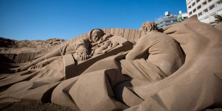 FOTO DANA Najveće jaslice u pijesku na svijetu 