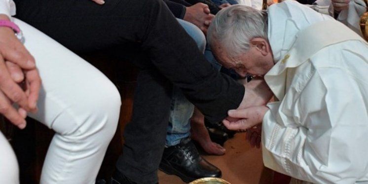 Papa Franjo ponovno sa zatvorenicima na Veliki četvrtak