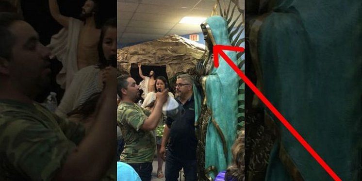 Čudo u Novom Meksiku, kip Gospe od Guadalupe plače mirisne suze