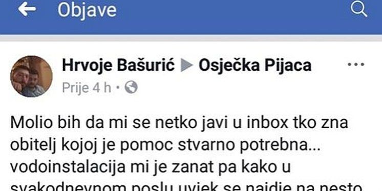 SLAVONAC DOBROTOM SRUŠIO INTERNET! ‘Znate ljude kojima je potrebna pomoć? Javite mi u inbox, uljepšat ću im Božić’