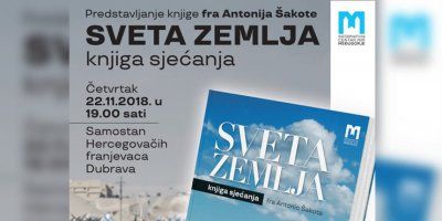 U Zagrebu predstavljanje knjige fra Antonija Šakote, Sveta Zemlja - knjiga sjećanja