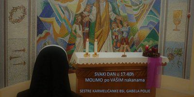 Stotine molitvenih nakana stižu karmelićankama BSI u Gabela Polju, neka i vaša bude među njima