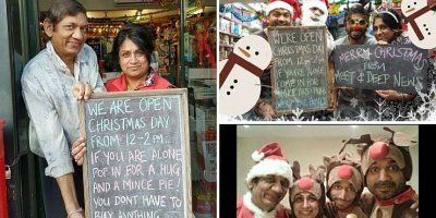 Otvorili su trgovinu na Božić da usamljeni imaju kamo doći