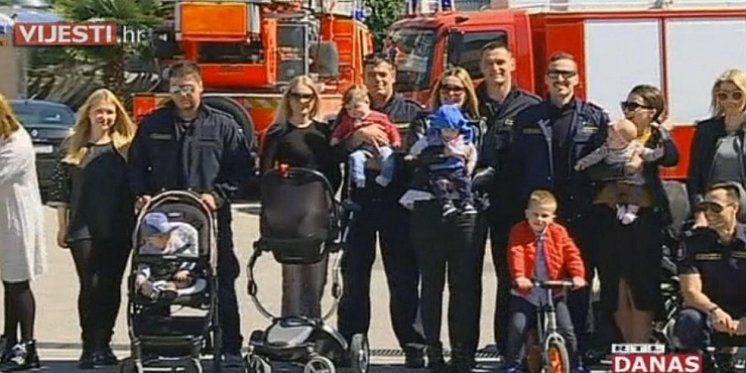 (VIDEO) Baby boom u Javnoj vatrogasnoj postrojbi Split: U godinu dana čak 12 beba, još 4 prinove na putu