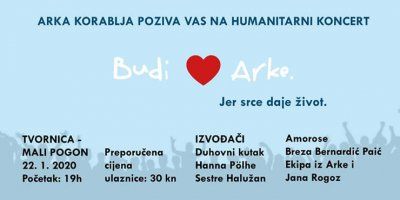 Humanitarni koncert &quot;Budi srce Arke&quot;