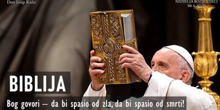 BIBLIJA Bog govori – da bi spasio od zla, da bi spasio od smrti!