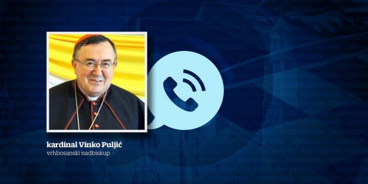 Kardinal Puljić za LTV: Teško mi pada što ne mogu biti uz ljude na terenu, ali moramo biti hrabri