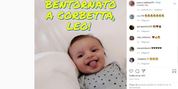 Pobijedila sam koronavirus: Slika bebe iz Italije osvojila internet