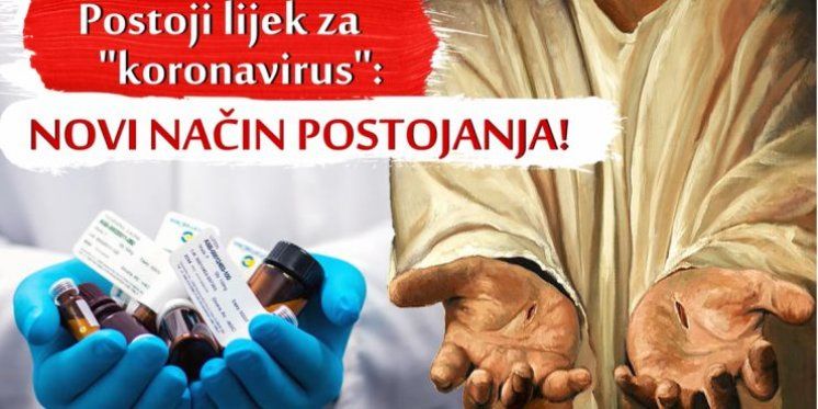 Postoji lijek za &quot;koronavirus&quot;: NOVI NAČIN POSTOJANJA!