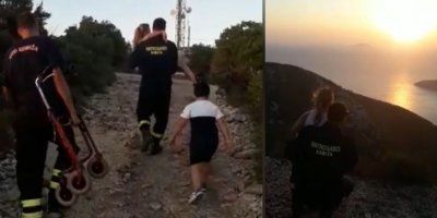BRAVO DOBRI LJUDI! Vatrogasci iz Komiže na rukama nosili djevojku s cerebralnom paralizom na vrh brda da vidi zalazak sunca