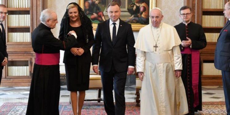 Papa Franjo primio u audijenciju poljskoga predsjednika Dudu