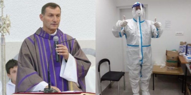 S odjela za COVID, don Šimun Doljanin: Bolesnici trebaju potporu svećenika i utjehu sakramenata