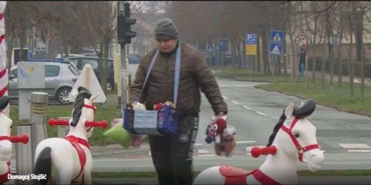Božićno čudo u Osijeku: Zbog mjera ne može prodavati plišance da prehrani obitelj, no trojica ugostitelja to nisu mogla samo gledati