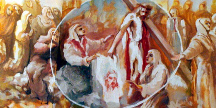 MOLITVA: Veronika pruža Isusu rubac