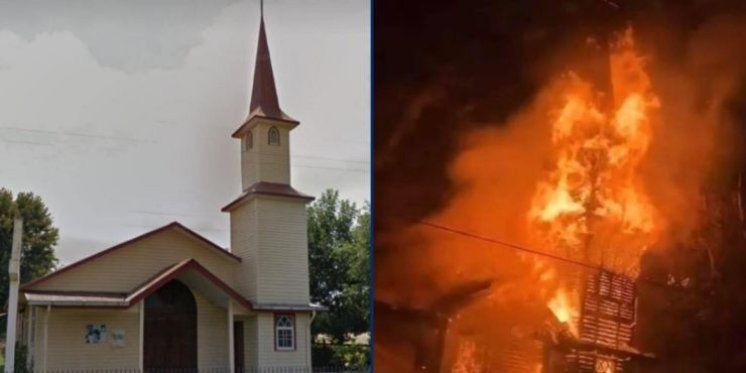 U Čileu zapaljena još jedna crkva