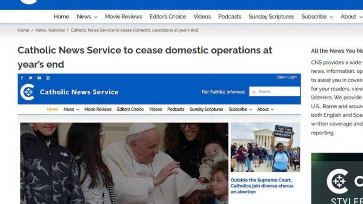 Catholic News Service prestaje s radom na američkom tlu
