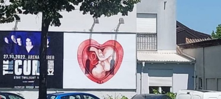 Jeste li vidjeli plakate nerođenog djeteta u majčinoj utrobi po Zagrebu? Tko stoji iza njih?
