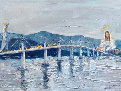EVA VUKINA: Slika posvećena Pelješkom mostu