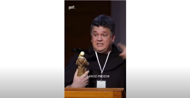 VIDEO Fra Ante podijelio urnebesnu priču o djevojci koja je molila za supruga