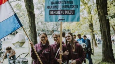 PODRŠKA IZ ISELJENIŠTVA Frama iz HKM Zürich sudjelovala na Hodu za život u Zagrebu