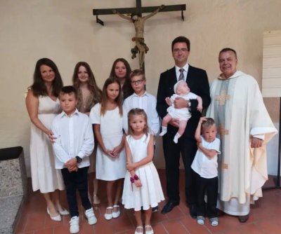 München: Velika sreća i krštenje osmog djeteta u obitelji Barišić