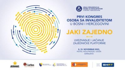 U Sarajevu će se održati Prvi kongres osoba s invaliditetom u BiH