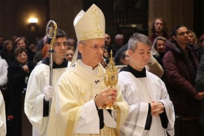 Nadbiskup Kutleša predvodio misno slavlje prigodom dolaska relikvija bl. Alojzija Stepinca na Sveti Duh