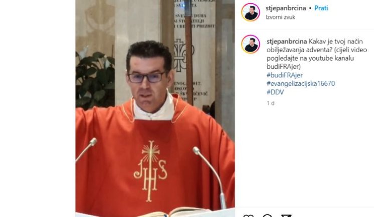 Fra Stjepan Brčina: Imamo advent bez Isusa!