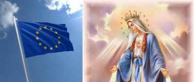 Veza europske zastave i Blažene Djevice Marije (1955.)