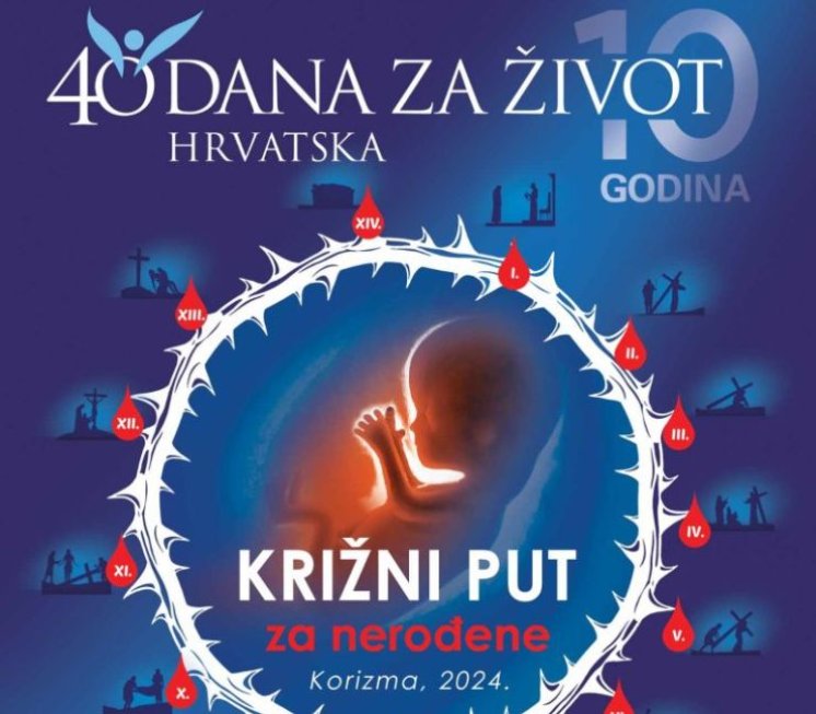 Odazovite se na Križni put za nerođene u Zagrebu