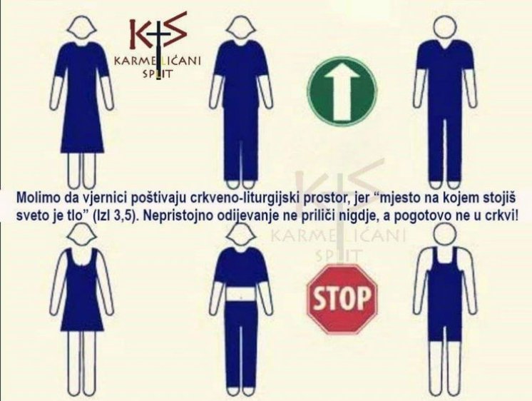 PODSJEĆANJE NA OBAVIJEST U VEZI PRISTOJNOG OBLAČENJA