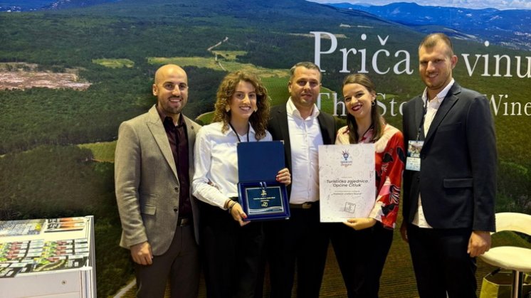 TOURISM EXPO SARAJEVO 2025 Nagrada za najbolje uređen štand pripala je Turističkoj zajednici Općine Čitluk