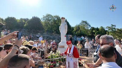 VIDEO: 98-godišnji kardinal mučenik popeo se na Brdo Ukazanja