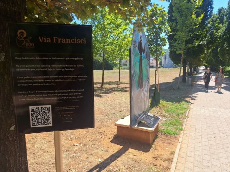 Međugorje: Postavljen molitveni put &bdquo;Via Francisci&ldquo; &ndash; Put svetoga Franje