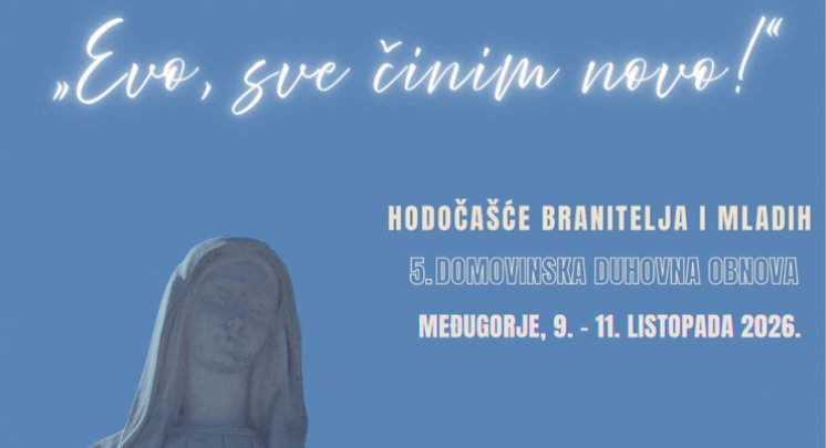 Domovinska duhovna obnova u Međugorju od 9. do 11. listopada 2026.
