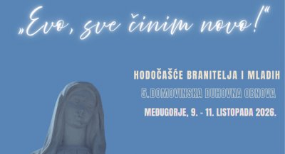Domovinska duhovna obnova u Međugorju od 9. do 11. listopada 2026.