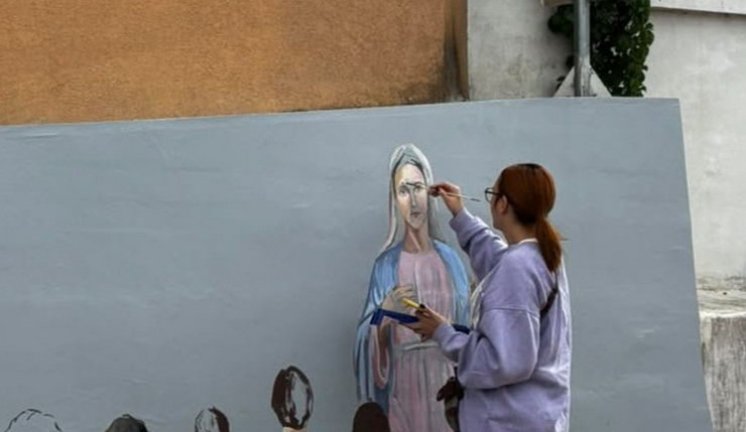 Predivan mural nacrtan ispod Brda ukazanja