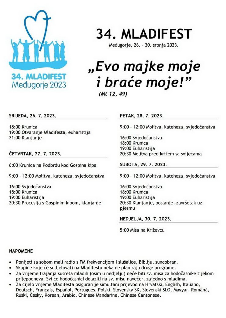 program 34 mladifesta